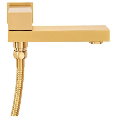 Душевая система встраиваемая Hansberge H6075MG, матовое золото фото в интернет-магазине Русалия
