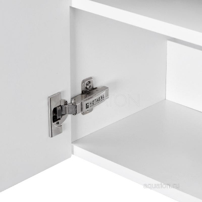 Тумба под раковину AQUATON Эклипс М подвесная эбони светлый левая 1A172801EK49L фото в интернет-магазине Русалия