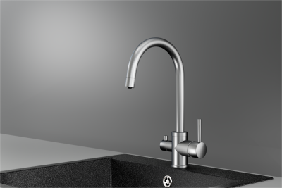 Смеситель для кухни Granula (5169, НЕРЖ) фото в интернет-магазине Русалия