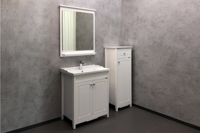 COMFORTY. Зеркало "Тбилиси-70" белый глянец фото в интернет-магазине Русалия