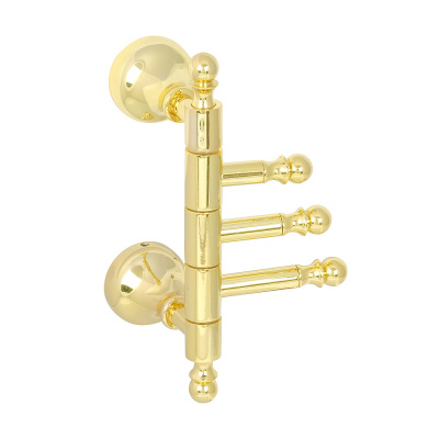 Крючок тройной поворотный VR.GIL-6435.DO Gialetta Dorato Veragio фото в интернет-магазине Русалия