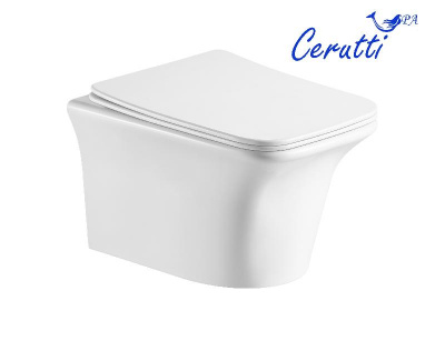 Унитаз NIVOLET Aria подвесной безободковый Ceruttispa CT7779 (495x360x350) фото в интернет-магазине Русалия