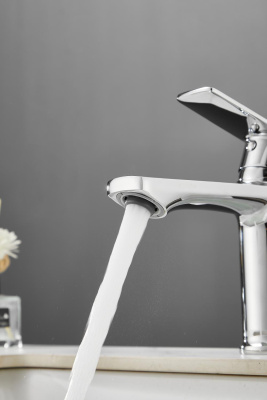 Смеситель для раковины HAIBA цвет: хром (HB10719) фото в интернет-магазине Русалия