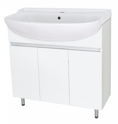 Тумба Амур 80 с раковиной Santek Балтика 80 Misty фото в интернет-магазине Русалия