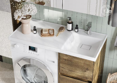 Тумба под раковину AQUATON Лондри 40 Дуб Рустикальный без фасада 1A267001LHDR0 фото в интернет-магазине Русалия