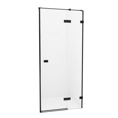 Дверь в нишу NEW TRENDY AVEXA BLACK 140x200 EXK-1559 (черный) фото в интернет-магазине Русалия