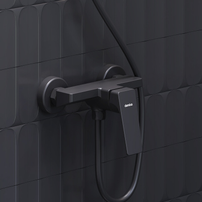 402000300 Merkur смеситель для душа, чёрный фото в интернет-магазине Русалия