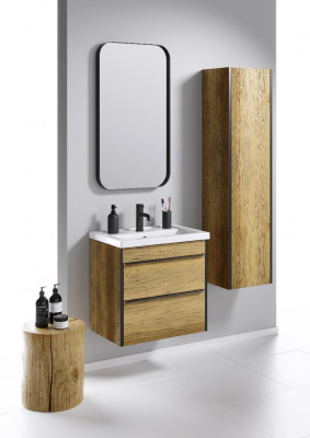 Зеркало 50*90 см, цвет чёрный RM черный RM0205BLK Aqwella фото в интернет-магазине Русалия