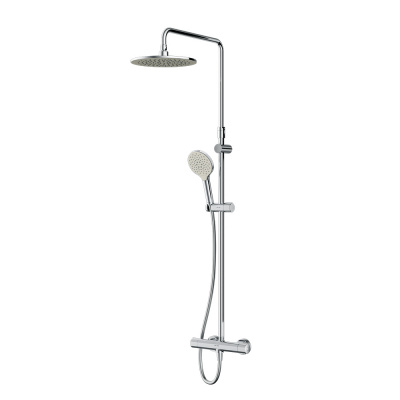 F0780464 Like,душ.система набор:см-ль д/душа термостат,верх.душ d250 мм, ручной душ 120 мм, 3 функци фото в интернет-магазине Русалия