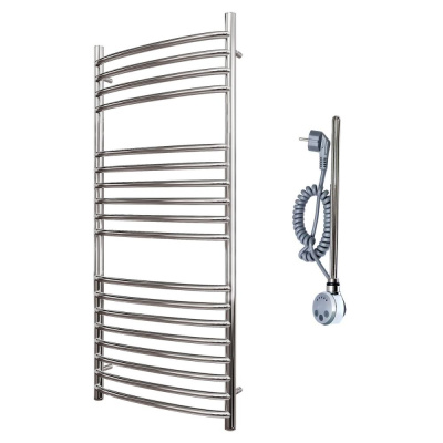 Полотенцесушитель электрический Point Альфа PN05152SE П18 500x1200 левый/правый, хром фото в интернет-магазине Русалия