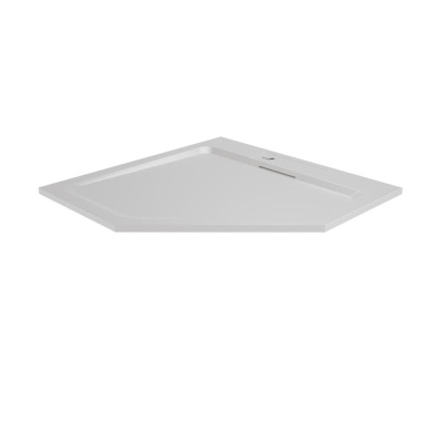 Каменный душевой поддон трапеция RGW STA-61W Белый  900x900 фото в интернет-магазине Русалия