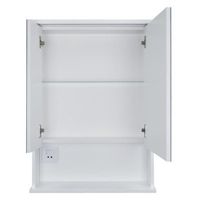 Зеркало-шкаф Loranto Арфа 60 (600х835х200) с подсветкой (CS00046149) фото в интернет-магазине Русалия