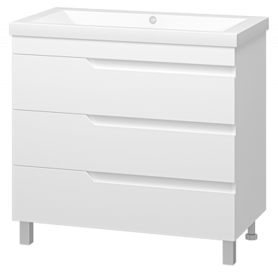 Тумба Софт 90 с раковиной Misty Алиса 90 Misty фото в интернет-магазине Русалия