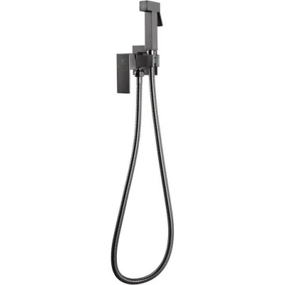Гигиенический душ со смесителем встраиваемый FILARETE Fing FL101BG, графит фото в интернет-магазине Русалия