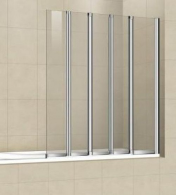 Шторка на ванну 120 PRATICO-V-5-120/140-C-Cr Cezares фото в интернет-магазине Русалия