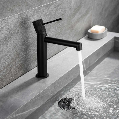 Смеситель для раковины Desire VBF-1D1MB однорычажный, черный Vincea фото в интернет-магазине Русалия