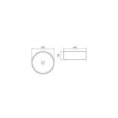 Раковина для установки на столешницу Aquatek ЕВРОПА AQ5558-00 фото в интернет-магазине Русалия