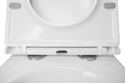 Унитаз подвесной безободковый Porta AZ-0064 с сиденьем микролифт Azario фото в интернет-магазине Русалия