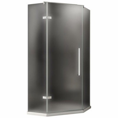 Душевой уголок ABBER Ewiges Wasser AG05090M 90х90 трапеция, профиль хром, матовое стекло фото в интернет-магазине Русалия