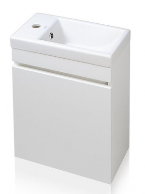 Тумба с раковиной Compact 40 подвесная белая Style Line фото в интернет-магазине Русалия