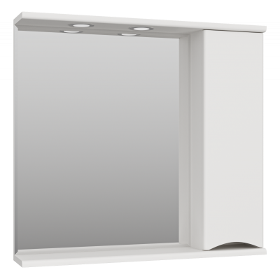 Зеркальный шкаф Атлантик 80 правый П-Атл-4080-010П Misty фото в интернет-магазине Русалия