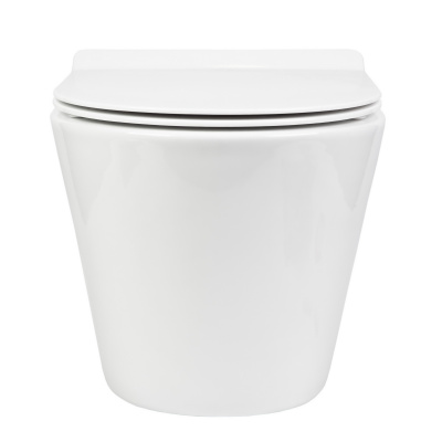 BOND F03-10 Унитаз подвесной безободковый с сиденьем с микролифтом фото в интернет-магазине Русалия