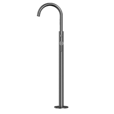 Смеситель для ванны отдельностоящий WHITECROSS Y Y1233GM (оружейная сталь) фото в интернет-магазине Русалия