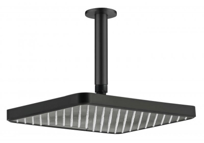 Верхний душ потолочный 305х205мм AQUATEK, матовый черный AQ2071MB фото в интернет-магазине Русалия