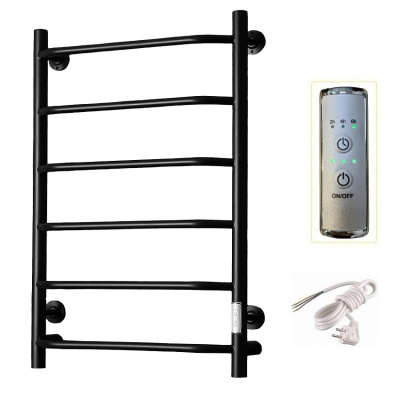 Полотенцесушитель электрический ПЭК сп6 80*50 ЧЕРНЫЙ МАТОВЫЙ Тругор фото в интернет-магазине Русалия