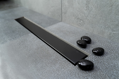 Душевой лоток Pestan 300 Frameless Line Black Matte (13701259) фото в интернет-магазине Русалия