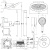AQM 8403CR Набор для комплектации душа с термостатом, Хром фото в интернет-магазине Русалия