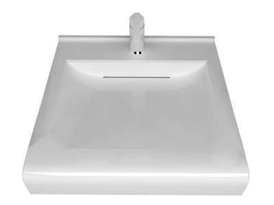 Раковина над стиральной машиной Люцерн 60/60 с комплектующими, щелевой слив SuperSan фото в интернет-магазине Русалия