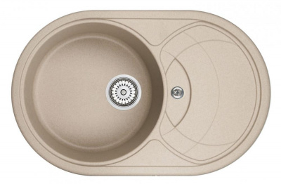 Кухонная мойка GRANULA (7801, ПЕСОК) фото в интернет-магазине Русалия