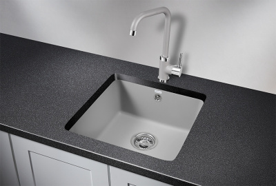 Кухонная мойка GRANULA (3801, АЛЮМИНИУМ) фото в интернет-магазине Русалия
