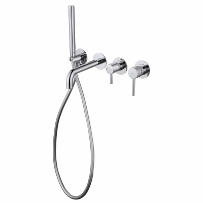 Смеситель ABBER Wasser Kreis AF8130 для ванны скрытого монтажа, хром фото в интернет-магазине Русалия