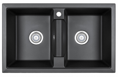 Кухонная мойка GRANULA (8101, ЧЁРНЫЙ ) фото в интернет-магазине Русалия