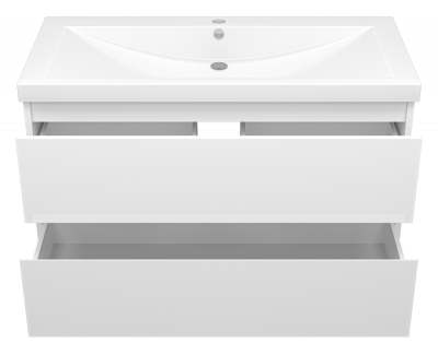 Тумба Алиса 100 подвесная с раковиной Misty Алиса 100 Misty фото в интернет-магазине Русалия