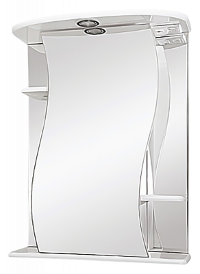 Зеркальный шкаф Лиана 55 левый Э-Лиа02055-01СвЛ Misty фото в интернет-магазине Русалия