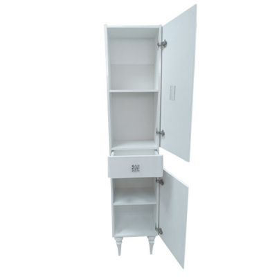 COMFORTY. Шкаф-колонна "Монако-40" правая белый глянец фото в интернет-магазине Русалия