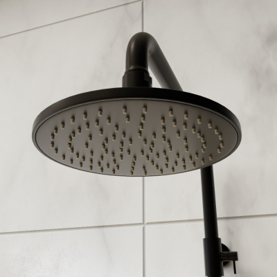 Душевая система SP-31B черный матовый RGW фото в интернет-магазине Русалия