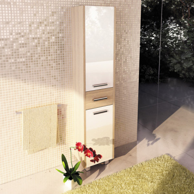 COMFORTY. Шкаф-колонна "Тулуза-40" сосна лоредо фото в интернет-магазине Русалия