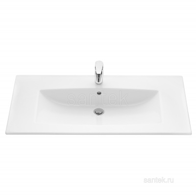 Раковина Santek Элина 100 отверстие под смеситель 1WH501627 фото в интернет-магазине Русалия