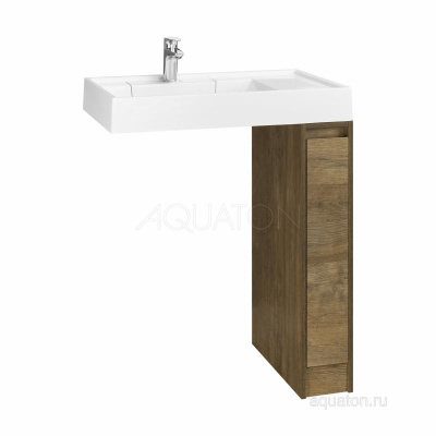 Тумба под раковину AQUATON Лондри 20 Дуб Кантри без фасада 1A267101LHDY0 фото в интернет-магазине Русалия