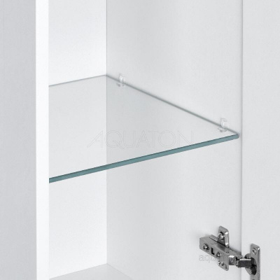 Зеркальный шкаф AQUATON Мадрид 120 со светильником белый 1A113402MA010 фото в интернет-магазине Русалия