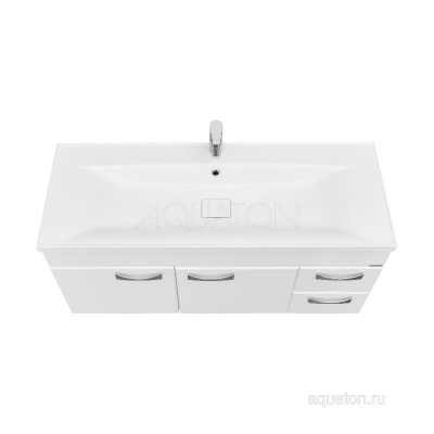 Тумба под раковину AQUATON Диор 120 белый 1A110601DR010 фото в интернет-магазине Русалия