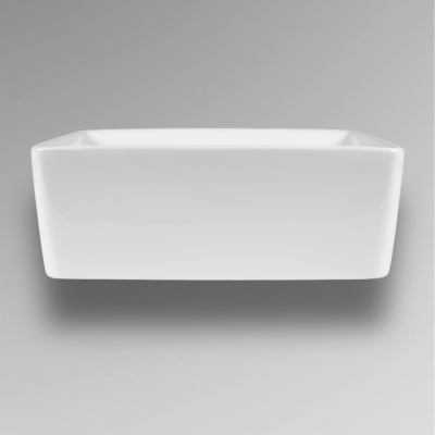 BOND S54-390 Раковина накладная квадратная 40*40*14см белая фото в интернет-магазине Русалия