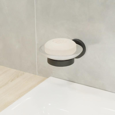 Мыльница FIXSEN COMFORT BLACK FX-86008, черный фото в интернет-магазине Русалия