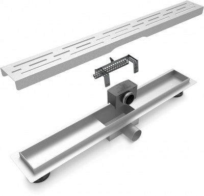 Желоб линейный ESBANO 800 мм M-RAIN-80MC фото в интернет-магазине Русалия