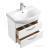 Тумба под раковину AQUATON Ария 50 М подвесная белый 1A140001AA010 фото в интернет-магазине Русалия