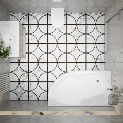 Ванна обрезанная София 170-левая Щ0000046115 Тритон фото в интернет-магазине Русалия